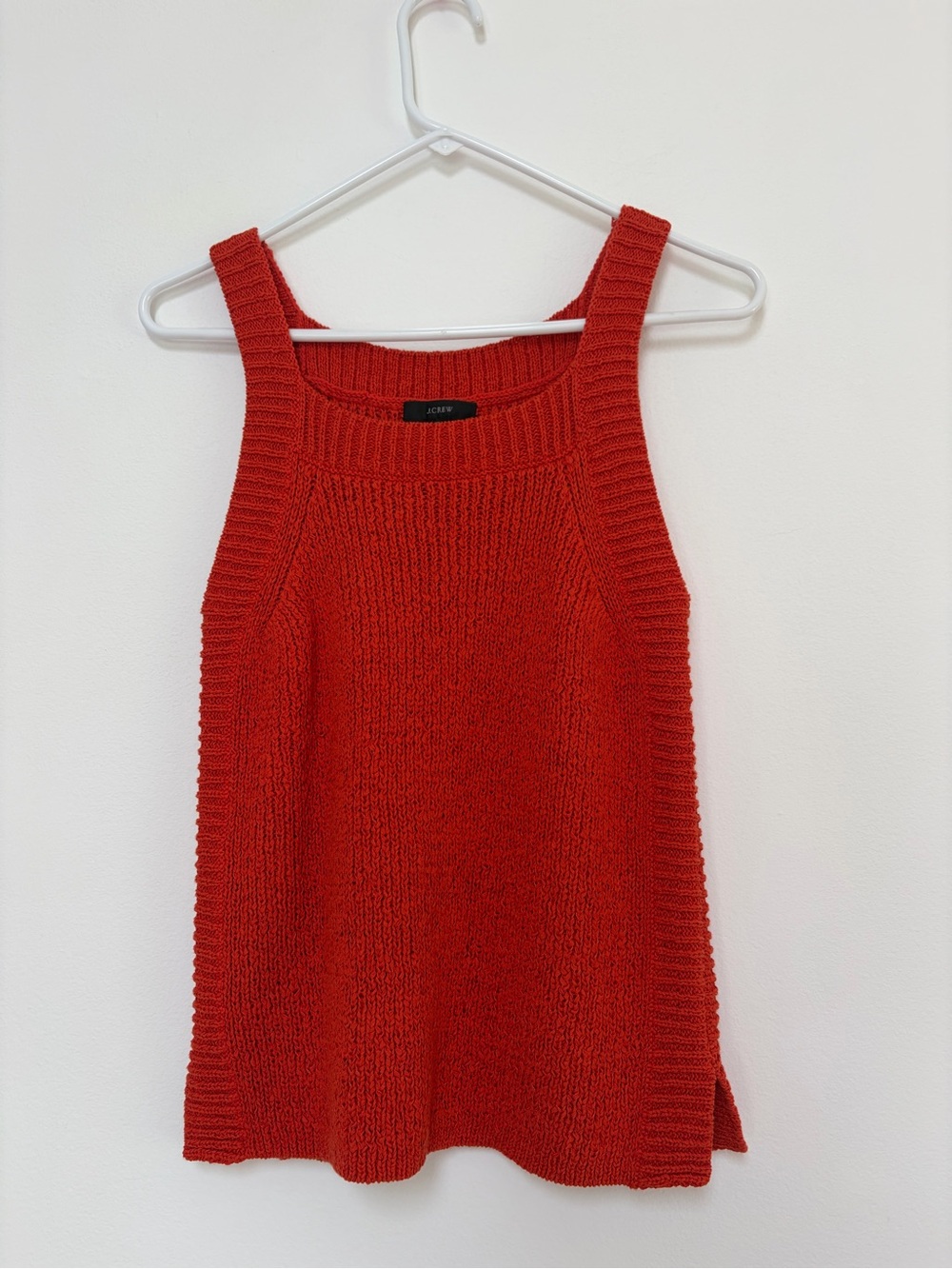 J.Crew Burnt Orange Knit Tank Top Size Small